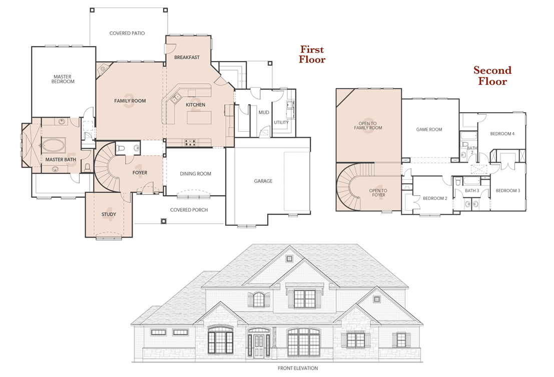 two floor house blueprints minecraft